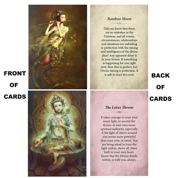 Pocket 𝐊𝐔𝐀𝐍 𝐘𝐈𝐍 Oracle Blessings Enlightenment 44Cards 𝐍𝐄𝐖Sealed - Picture 4 of 8